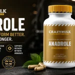 Anadrole Review Ireland featuring the CrazyBulk Anadrole supplement bottle