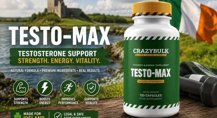 Testo-Max Ireland supplement for testosterone support, strength and energy